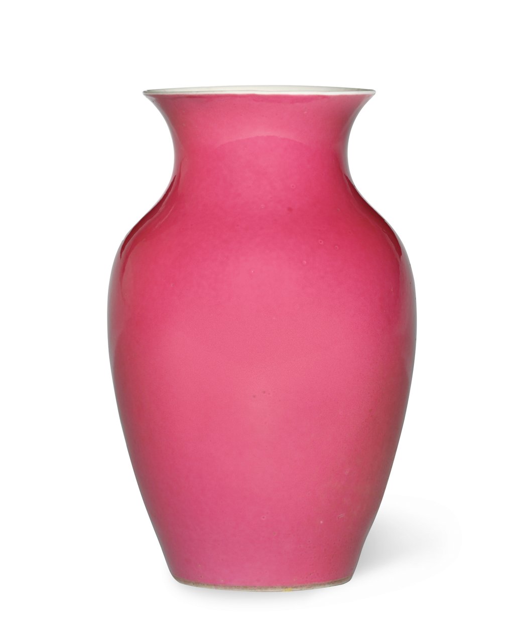 Eggformet vase (rubinrosa-emaljert keramikk) av School Chinese