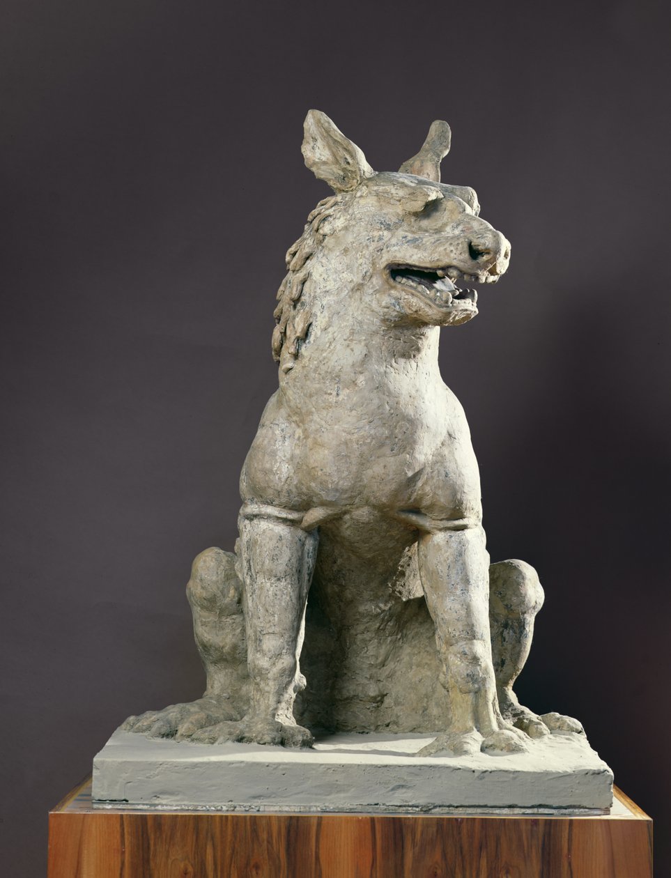 Skulptur tatt fra Mogao-hulene nær Dunhuang i Kina (terrakotta) av School Chinese