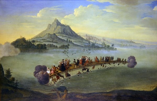Bridge of Life (olje på lerret) av School Dresden