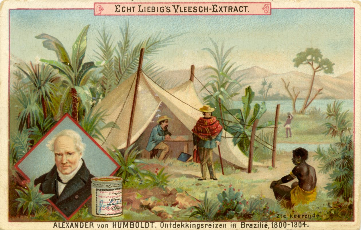 Alexander von Humboldts oppdagelsesekspedisjon, Liebig-kort (trykk) av School Dutch