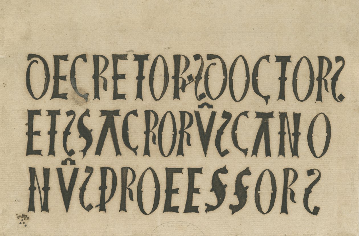 Barton under Needwood Church - inskripsjoner: blekkfaksimile, nd [?18th cent] (tegning) av School English