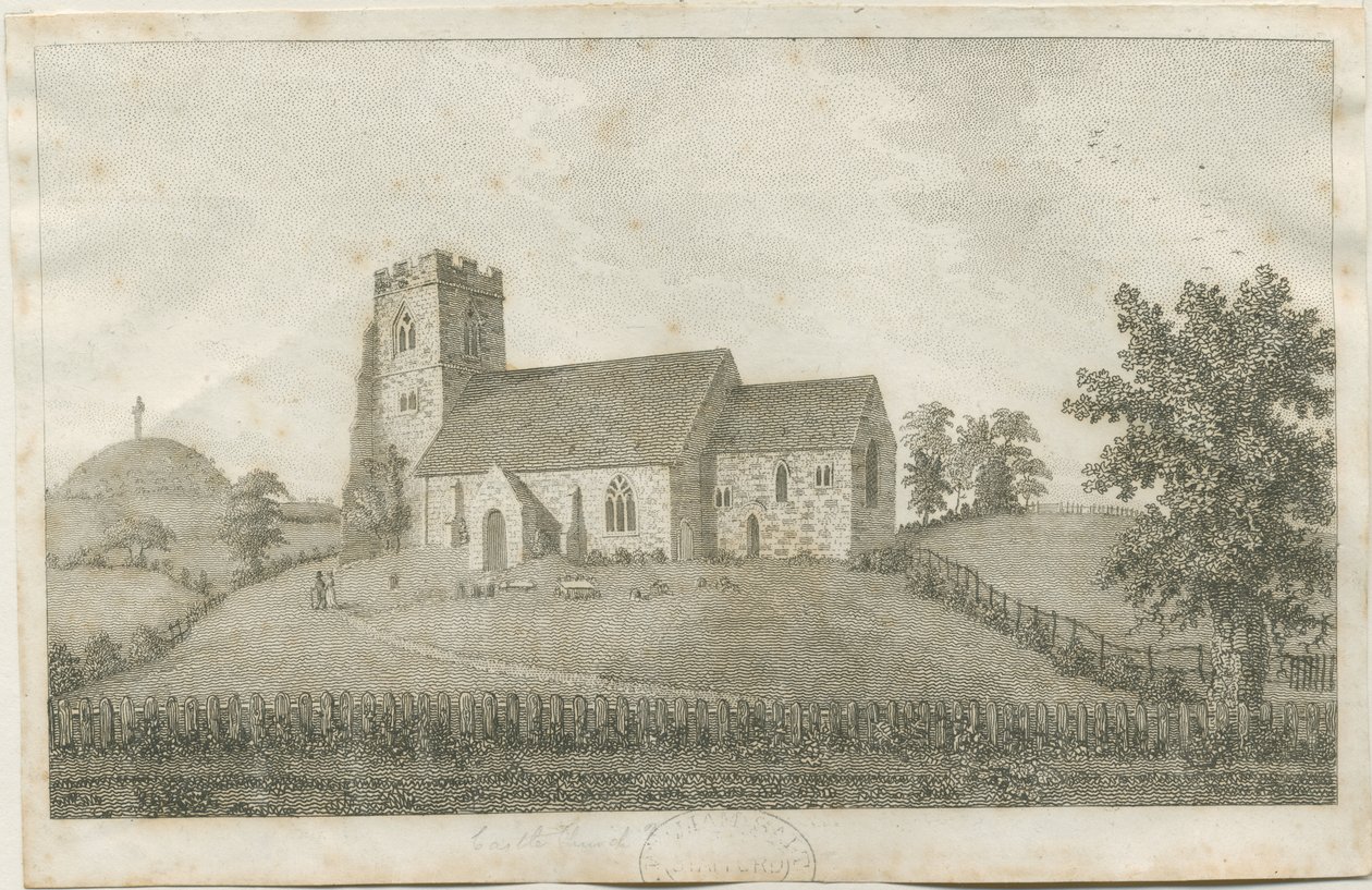 Castle Church - Kirke: gravering, og [?1700-tallet] (trykk) av School English