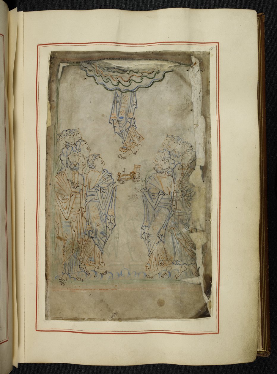 Cotton MS tiberius C VI f.15r Psalter (