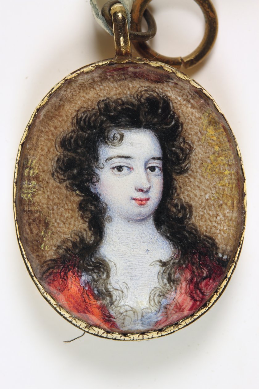 Lady Mary Lennard Eller (sannsynligvis) Lady Anne Lennard i en rød kjole av School English