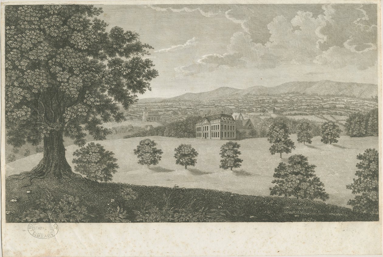Loxley Park: gravering, nd [1762-1802] (trykk) av School English