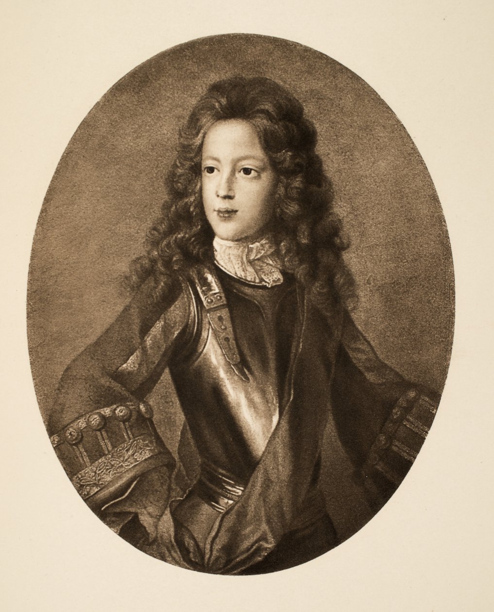 Prins James Francis Edward Stuart, pub. 1902 (kollotype) av School English