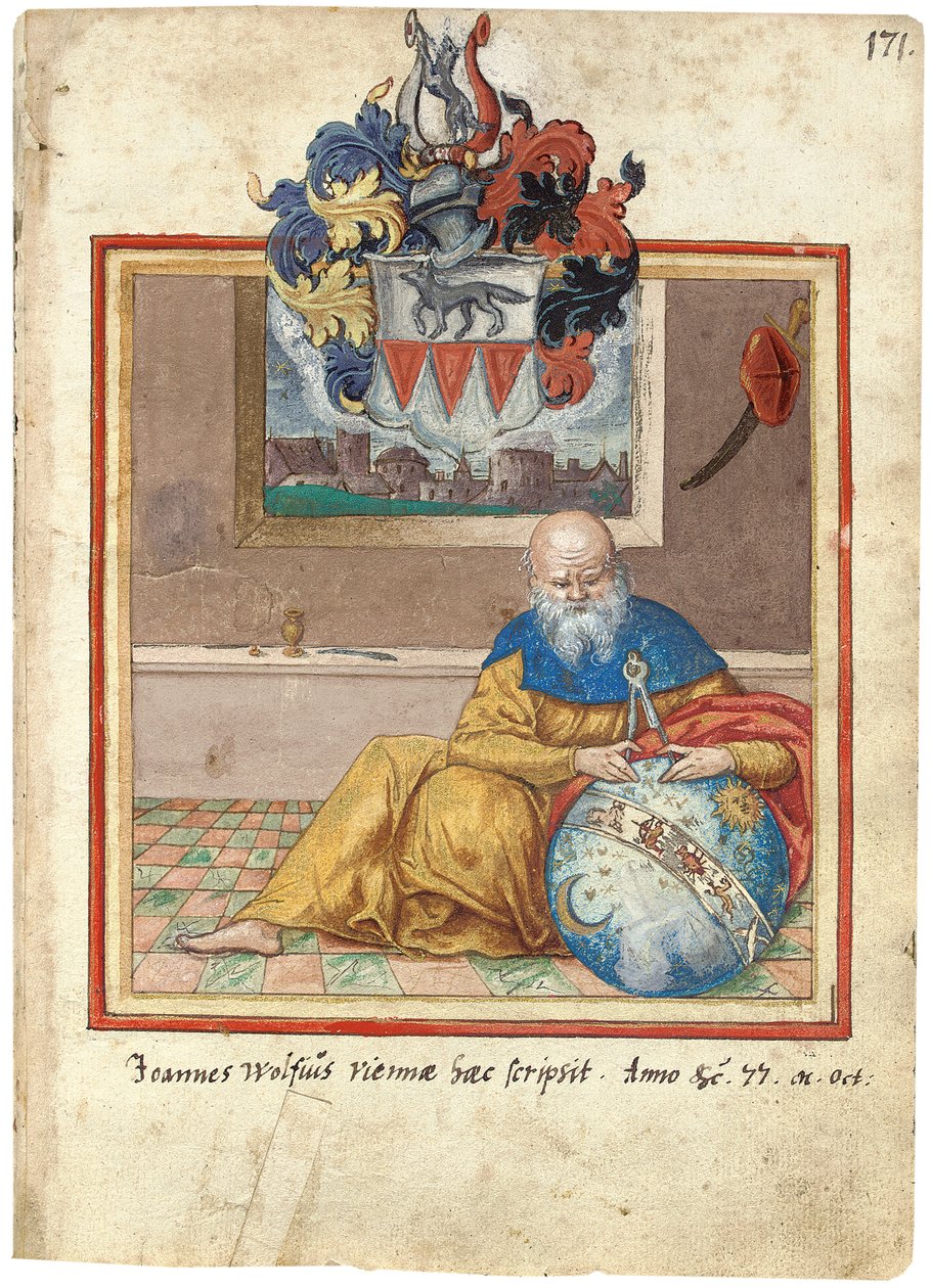Side fra albumet Amicorum av Salomon Schweigger von Sulz av School European