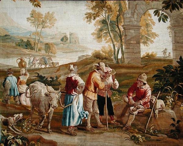Country scene av School Flemish
