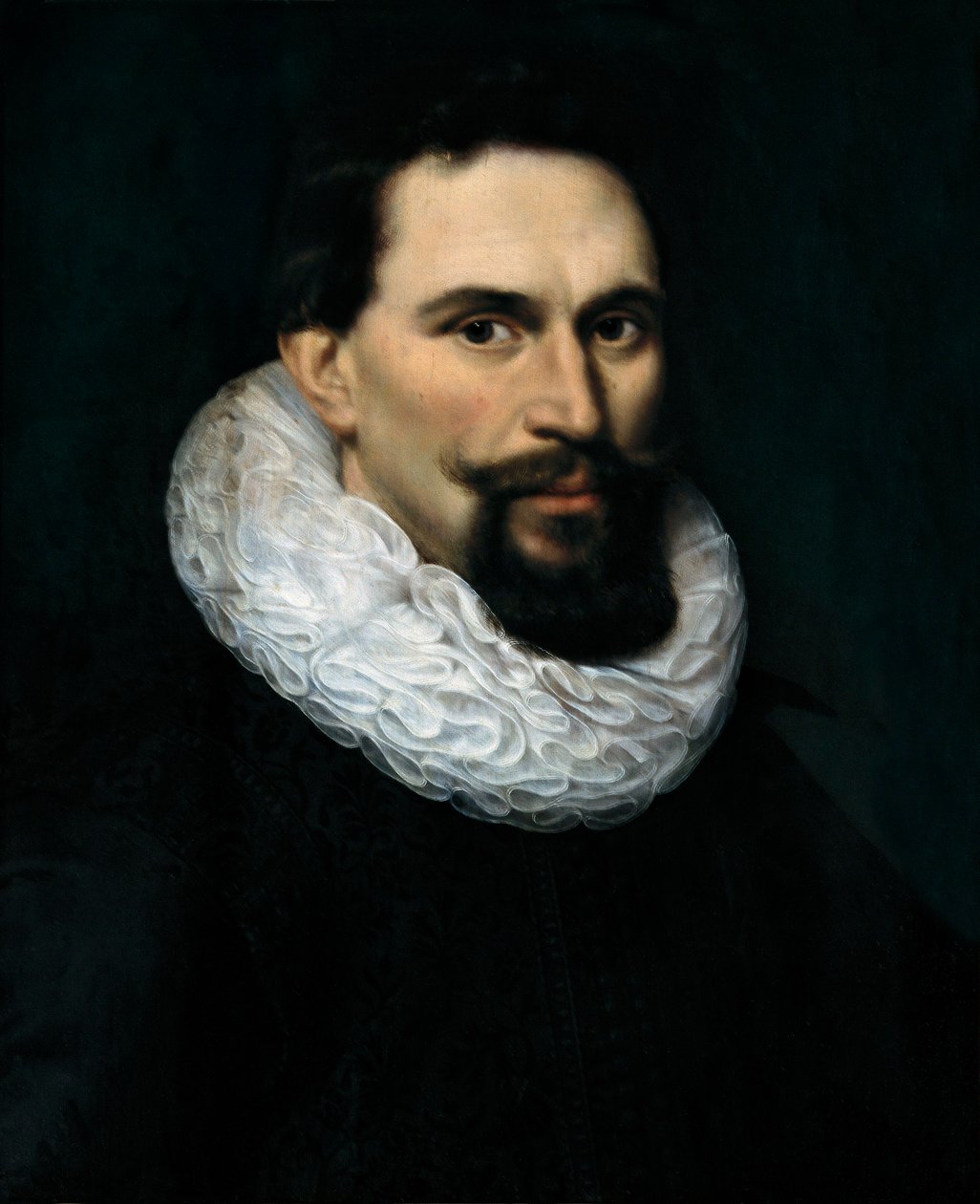 Portrett av Maurice av Nassau (1567-1625), prins av Orange, greve av Nassau. Anonymt maleri, flamsk skole (olje på lerret) av School Flemish