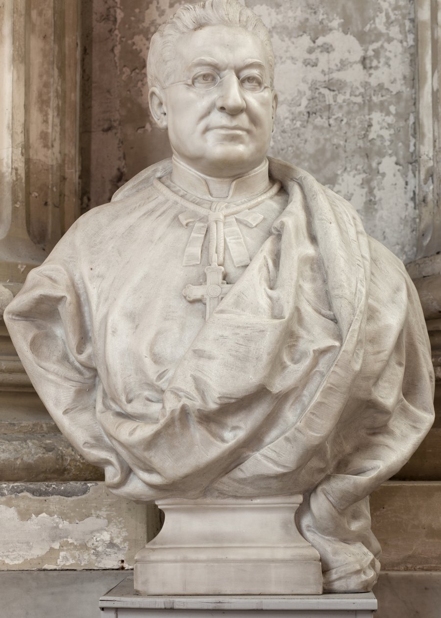 Byste av Alfred Williez (marmor) av School French