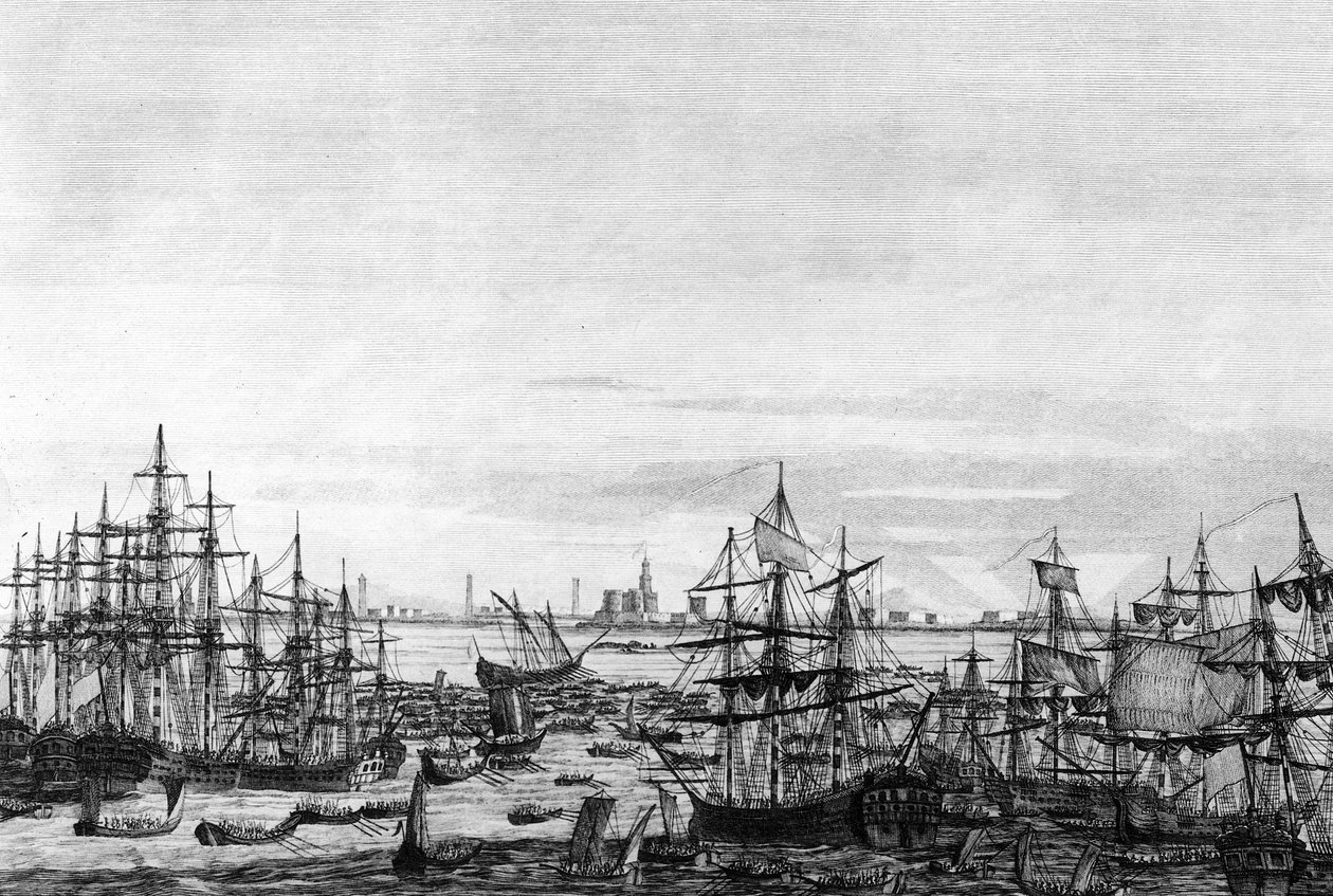 Erobringen av Egypt (Kampanje (ekspedisjon) av Egypt (1798-1801) ledet av Napoleon Bonaparte (Napoleon I Bonaparte av School French