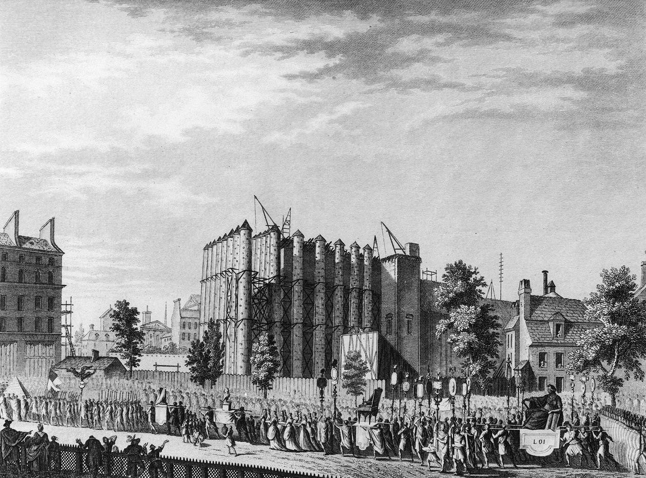 Fransk revolusjon: Pompe funebre til ære for Jacques Guillaume Simonneau (eller Simoneau av School French