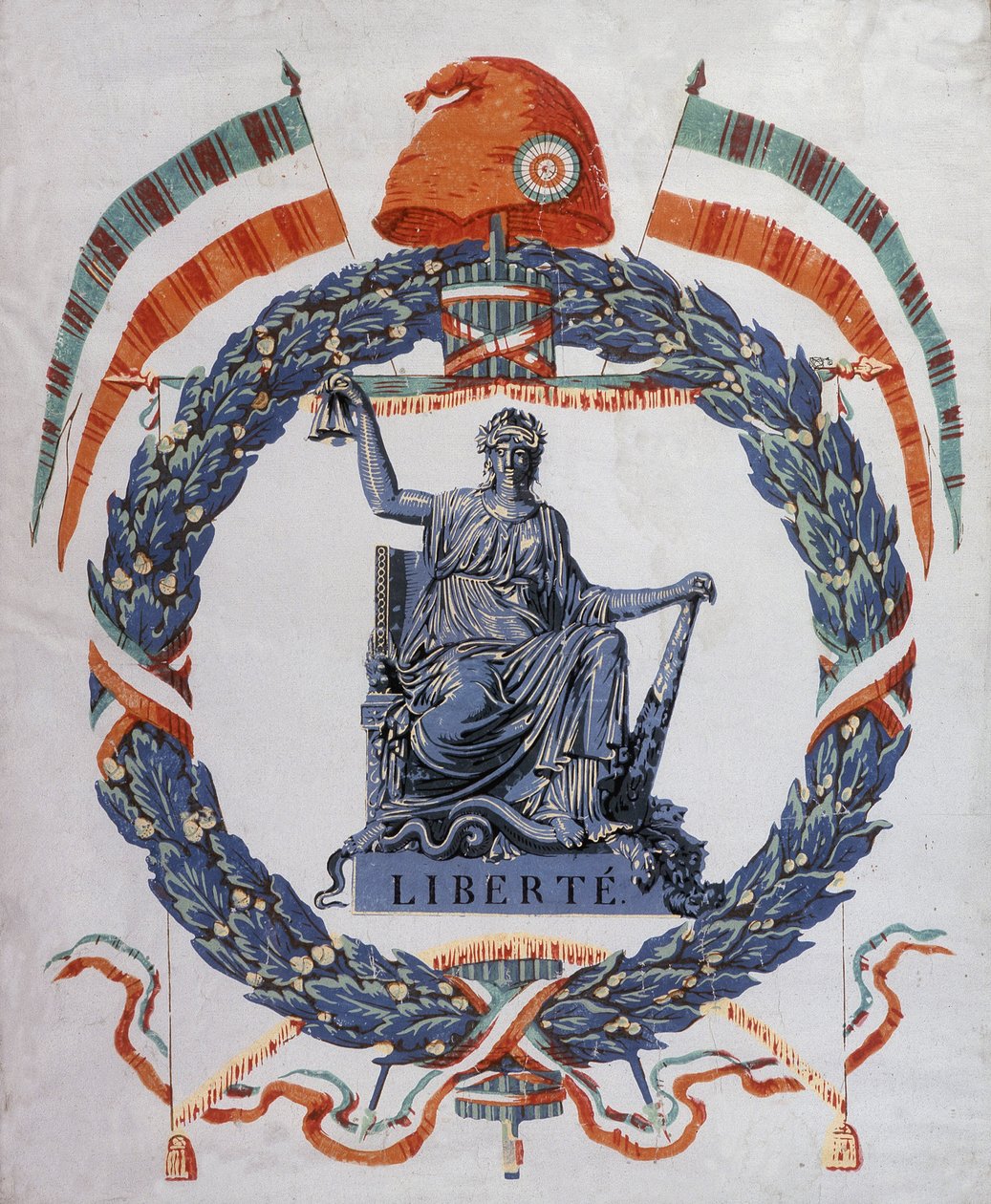 Liberty: Allegori om revolusjonen og republikken av School French