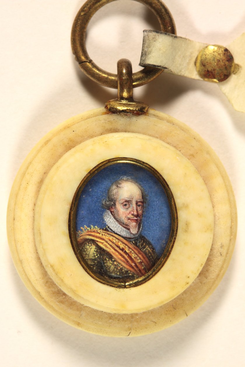 Maurice, Prince of Orange (akvarell på vellum) av School French