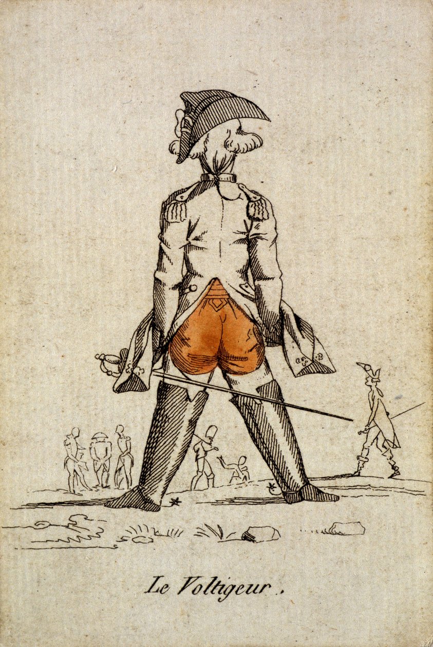 Gammelt kort å spille: hjertets ess - "" The Voltigeur"". Kartmuseum i Ploucher, Issy-les-Moulineaux. av School French