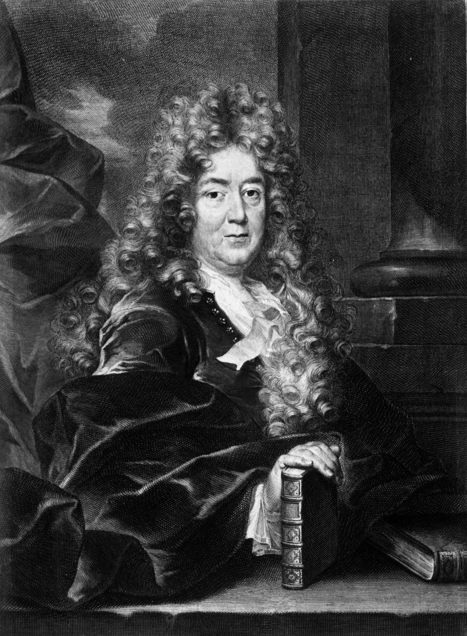 Portrett av Charles Perrault av School French