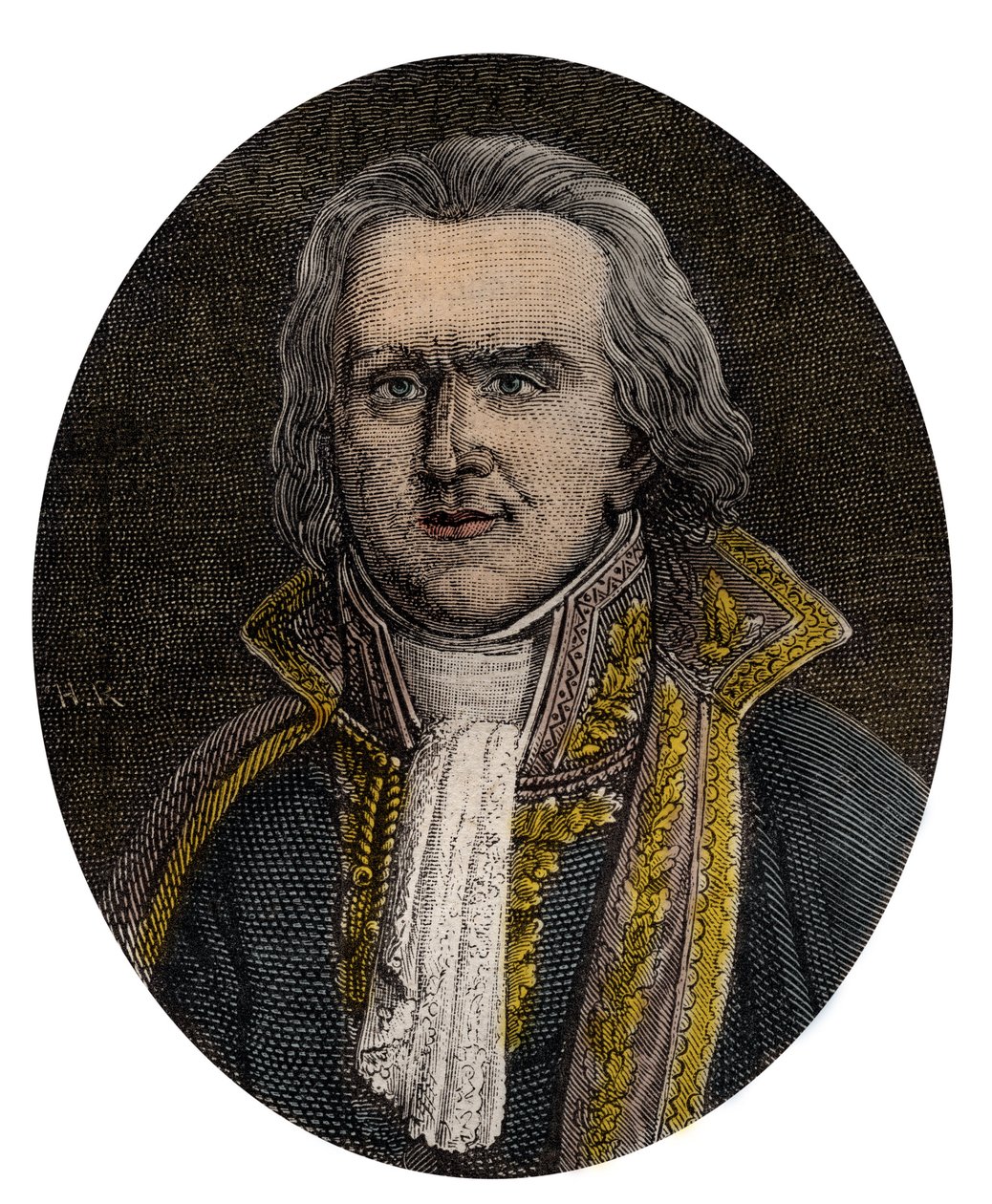 Portrett av Jean Etienne Marie Portalis. Fransk jurist og politiker (1746 -1807) - grev Jean-Etienne-Marie Portalis (1746-1807) av School French