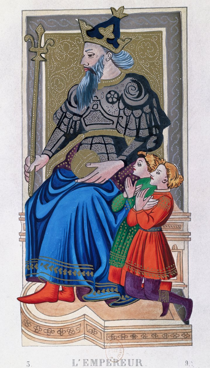 Keiseren, Charles VI tarot, Frankrike av School French