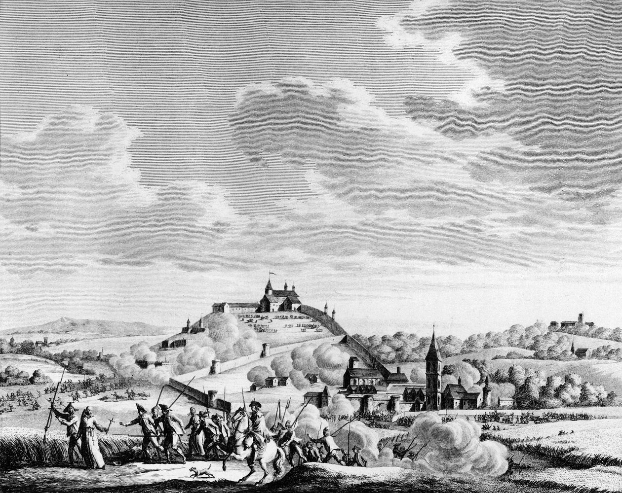 Den franske revolusjonskrig og antirevolusjonære bevegelser: Vendeekrigen. Beleiring i slaget ved Granville 14. november av School French