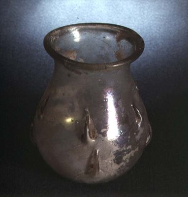 Liten krukke, Seine- eller Rhin-området, 500-700-tallet (glass) av School German