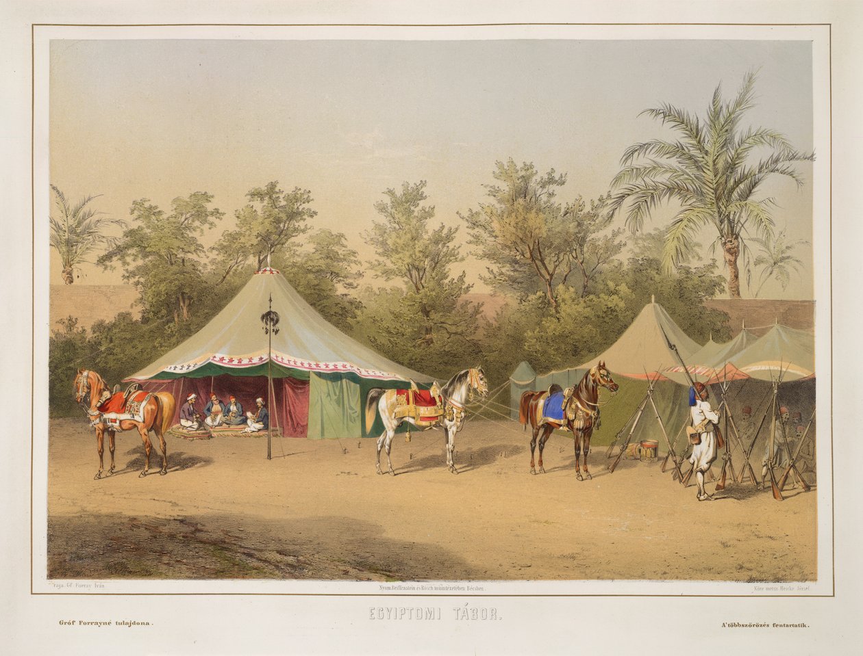 Leir i Egypt av School Hungarian
