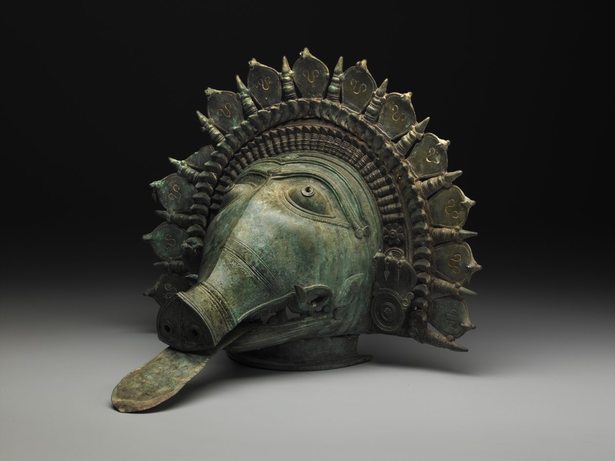 Boar-Bhuta maske av School Indian