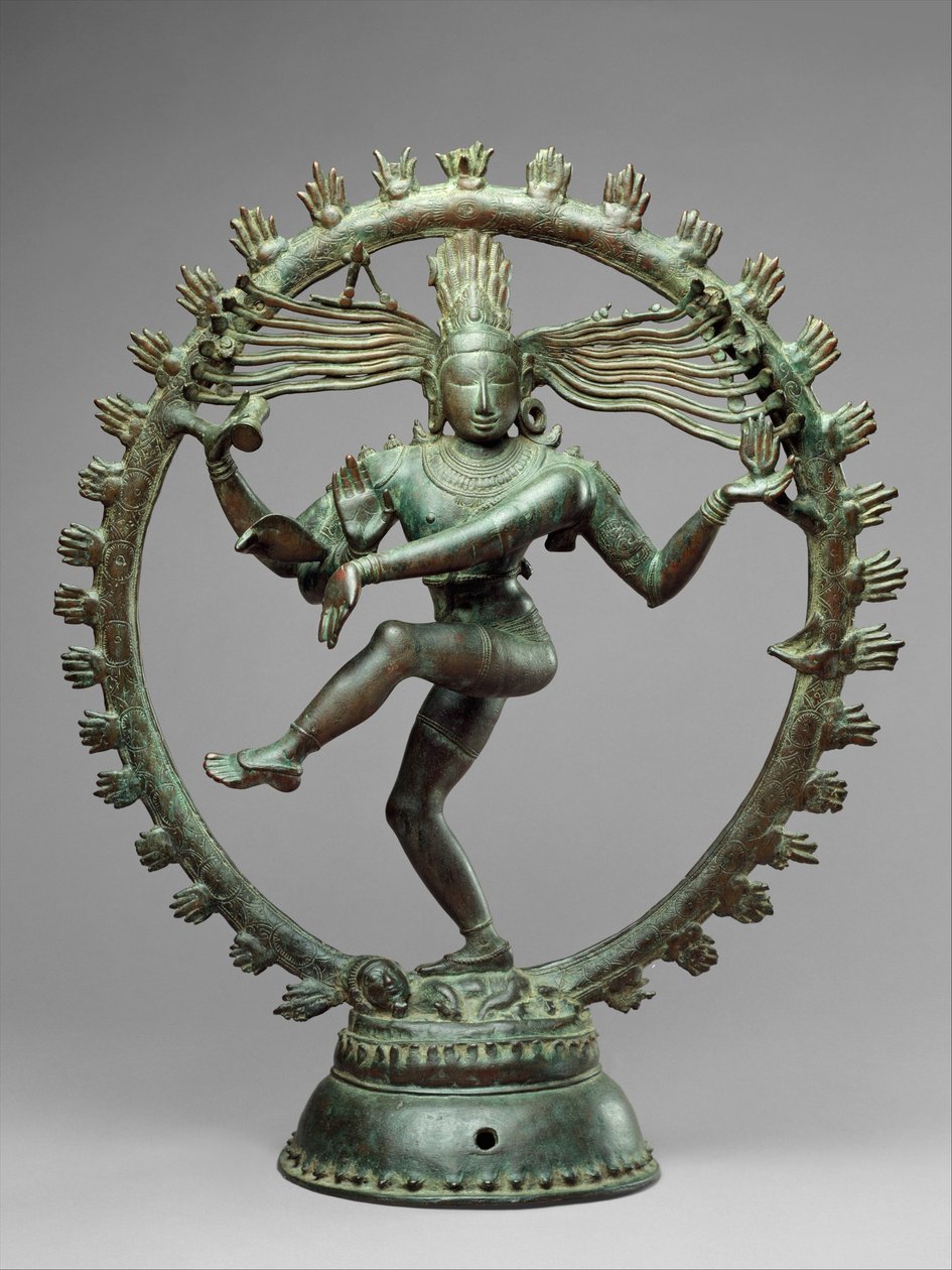 Shiva Nataraja, Dansens Herre, ca. 1000-tallet (kobber) av School Indian