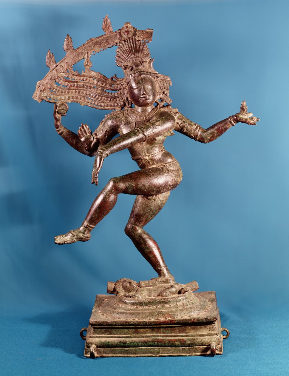 Siva Nataraja, Chola-dynastiet, sent på 1000-tallet (bronse) av School Indian