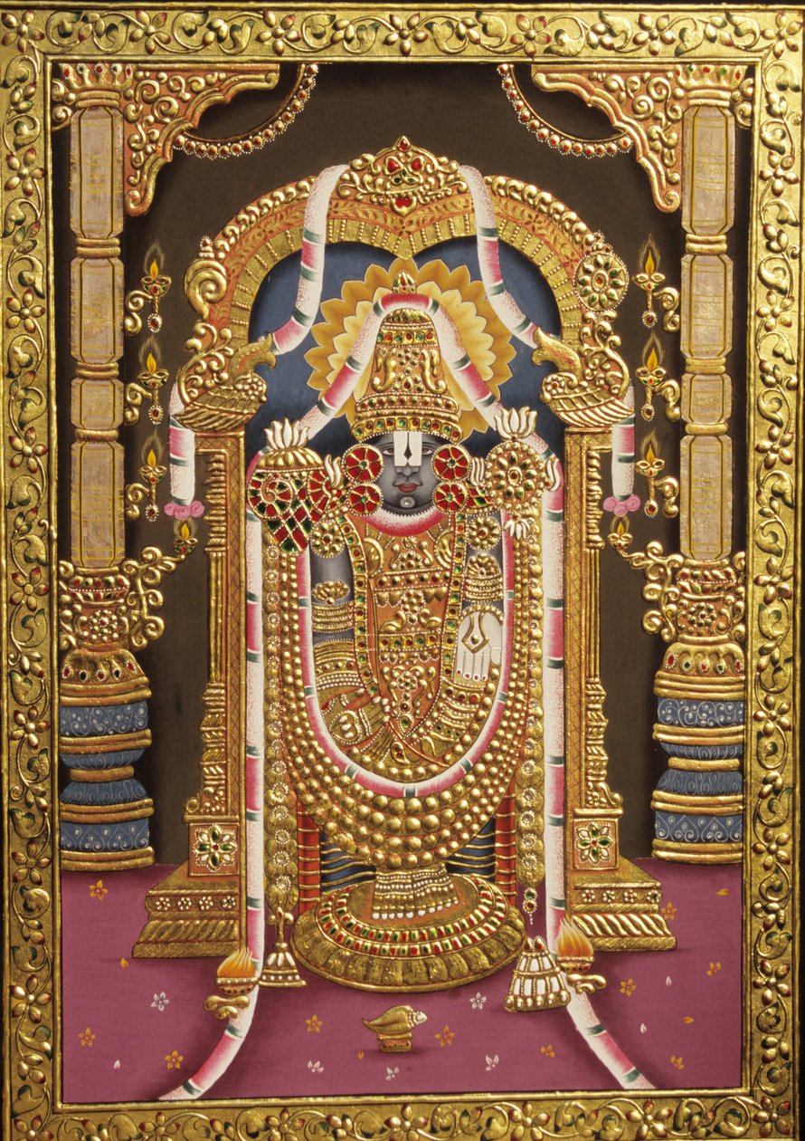 Tirupati Balaji gullpreget India Asia av School Indian