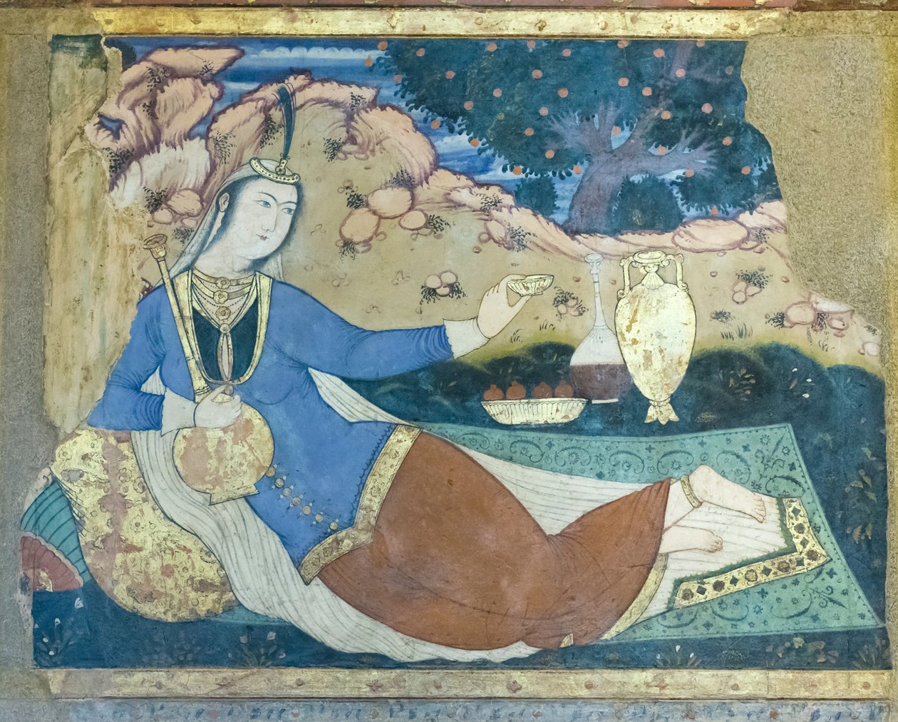 Fersk på Chehel Sotoun Palace, Esfahan, Iran av School Iranian
