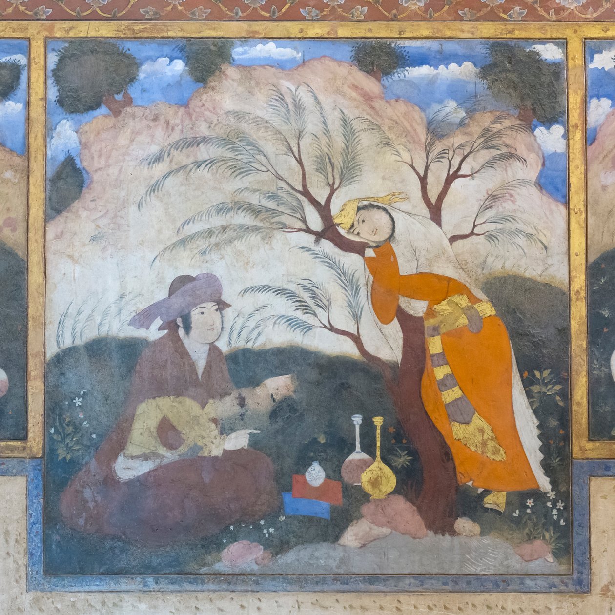 Fersk på Chehel Sotoun Palace, Esfahan, Iran av School Iranian