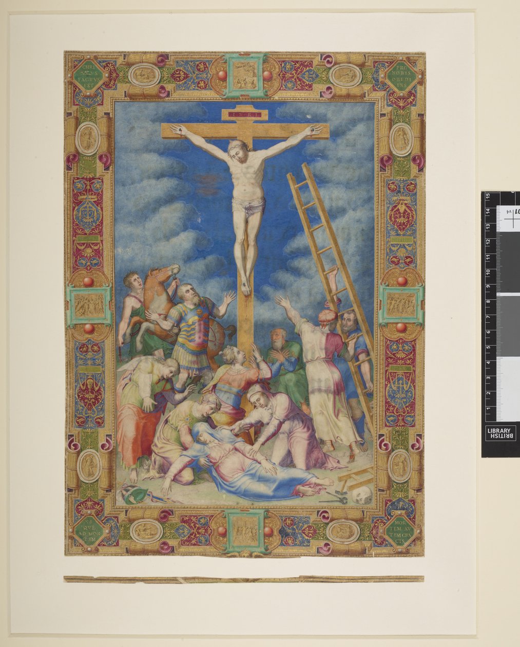 Legg til MS 21412 Pius IV Box 6 f.90 The Crucifixion of Christ, 