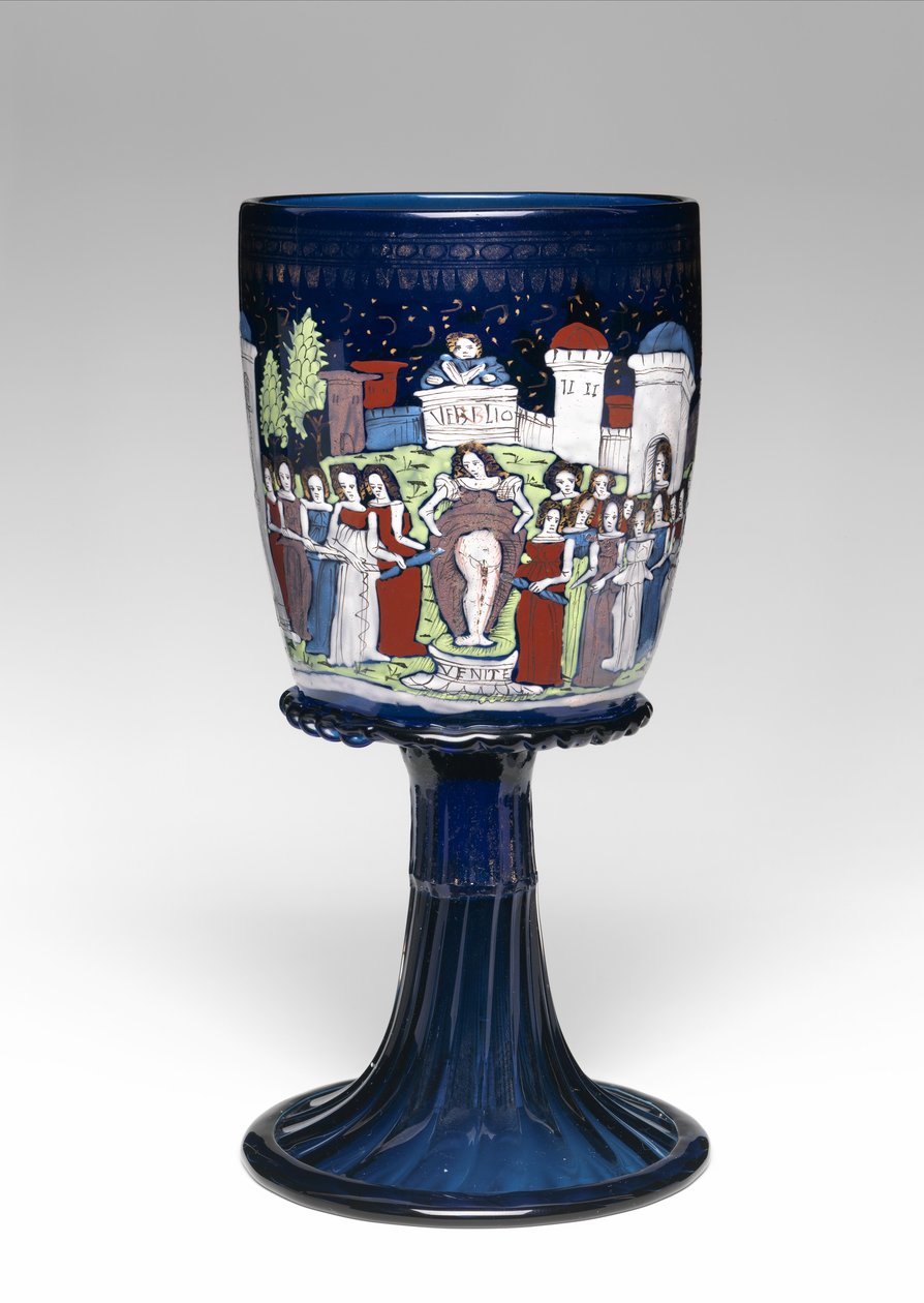 Beger, ca. 1475-1500 (glass, emaljert og forgylt) av School Italian