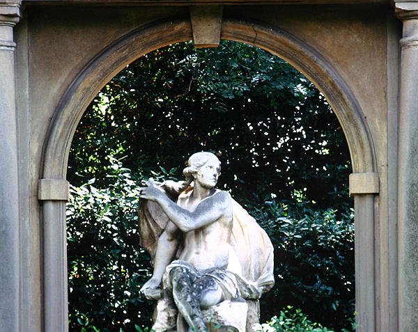 Statue av Venus, i hagene til Villa la Pietra (bilde) av School Italian