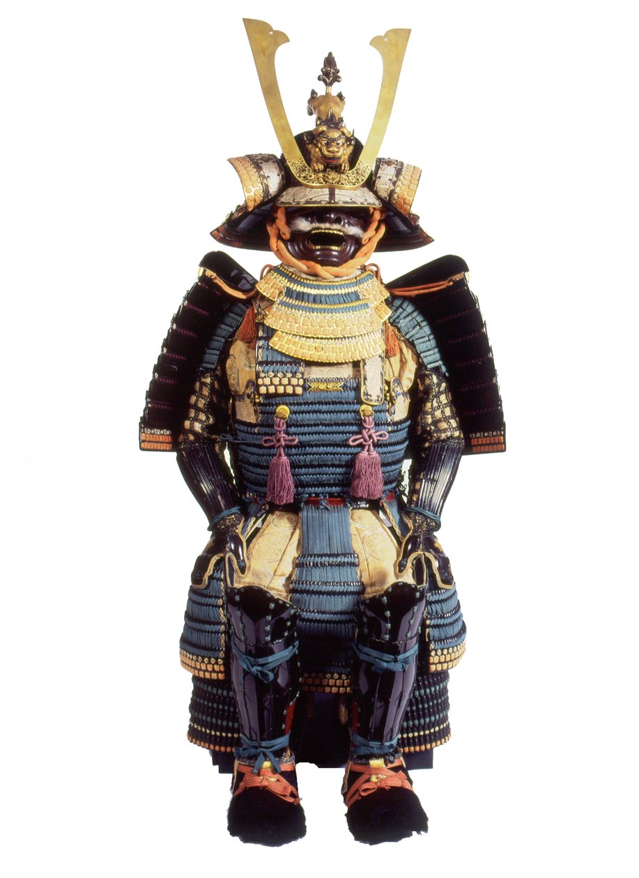 Seremoniell rustning for en samurai, Edo-perioden (blandet media) av Japanese School