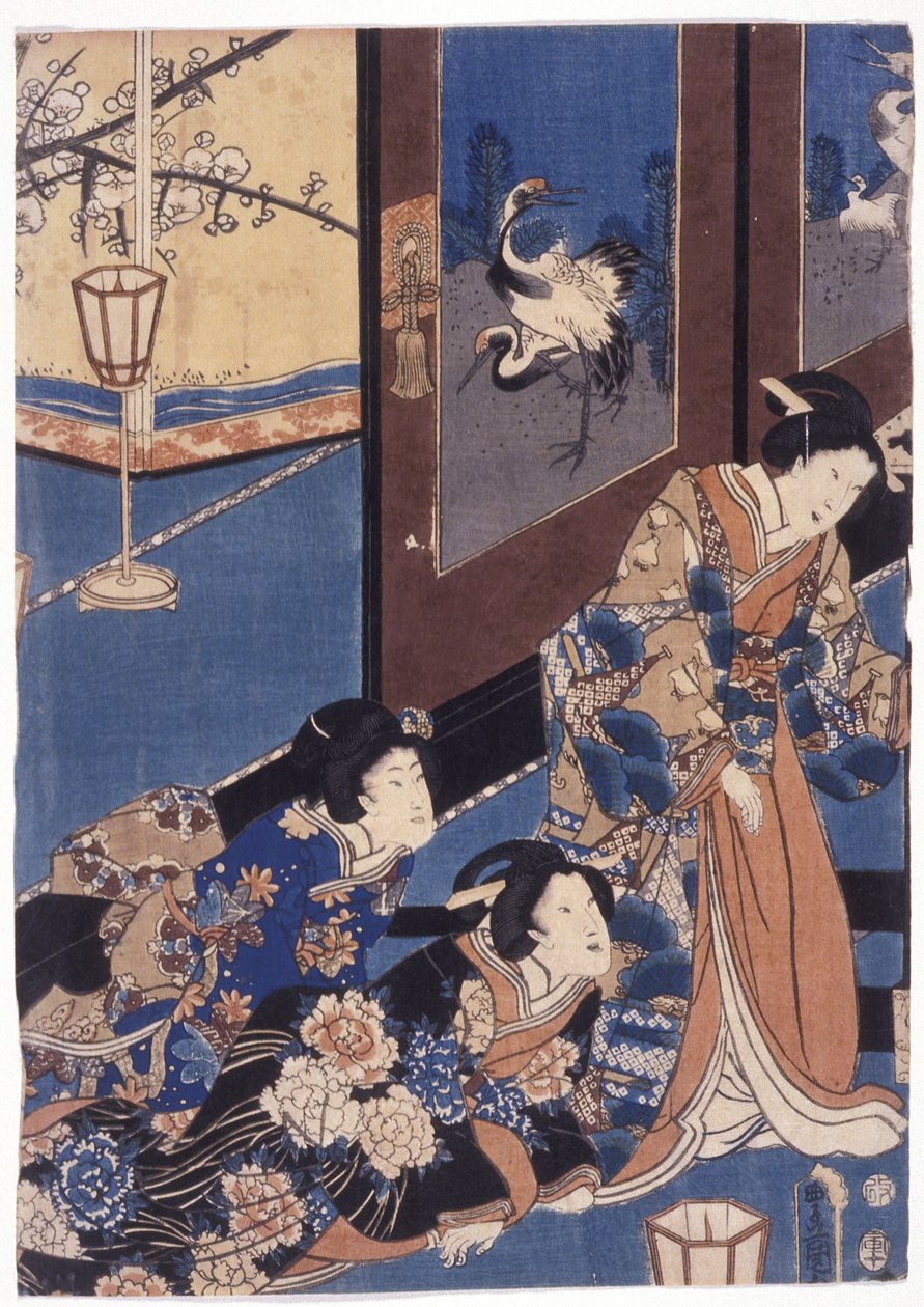Furyu Azuma Genji (fargetresnitt) av School Japanese