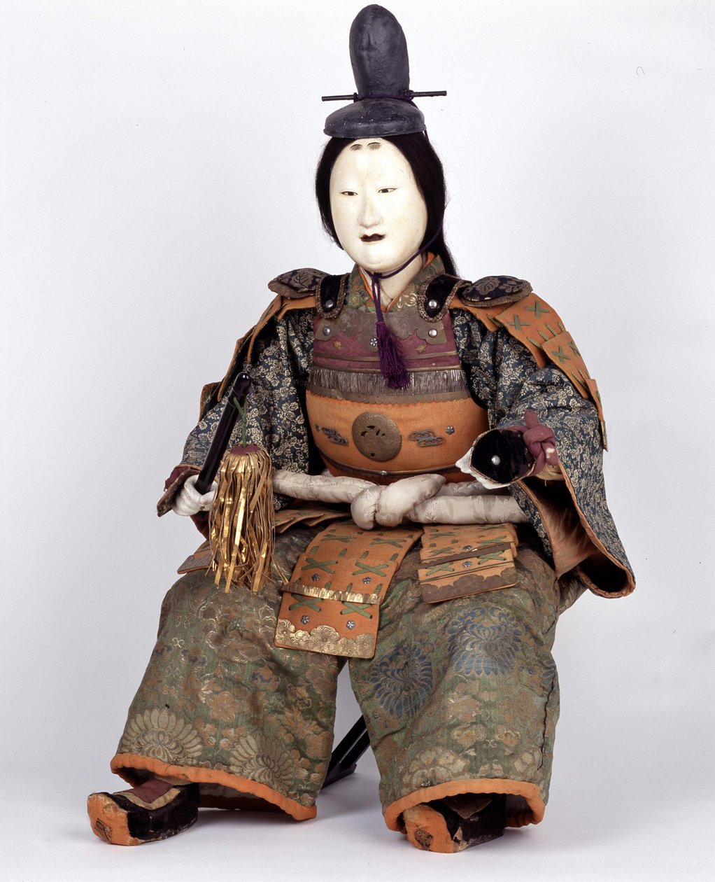 Japanese doll from the Edo period appearing at the Boys Party. Captier Collection. Paris av Japanese School