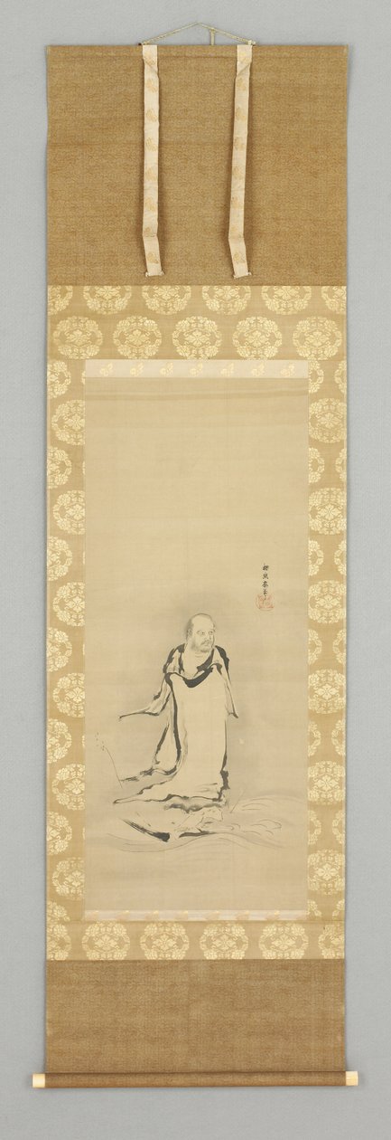 Daruma krysser Yangtze-elven av School Kano