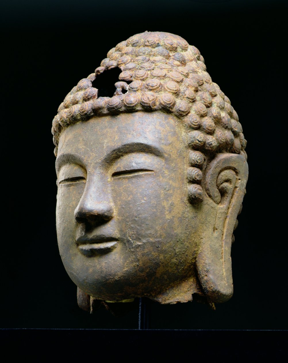 Buddhas leder, koreansk, sent på 800-tallet, tidlig på 900-tallet e.Kr. (støpejern) av School Korean