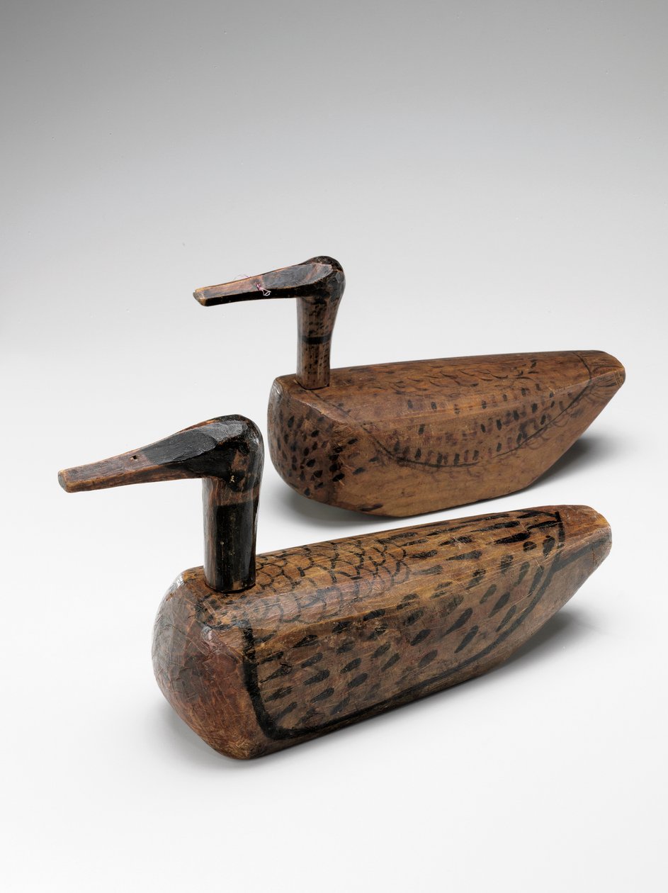 Et par bryllupsender (kirogi), Joseon-dynastiet, ca. 1900 (malt tre) av School Korean