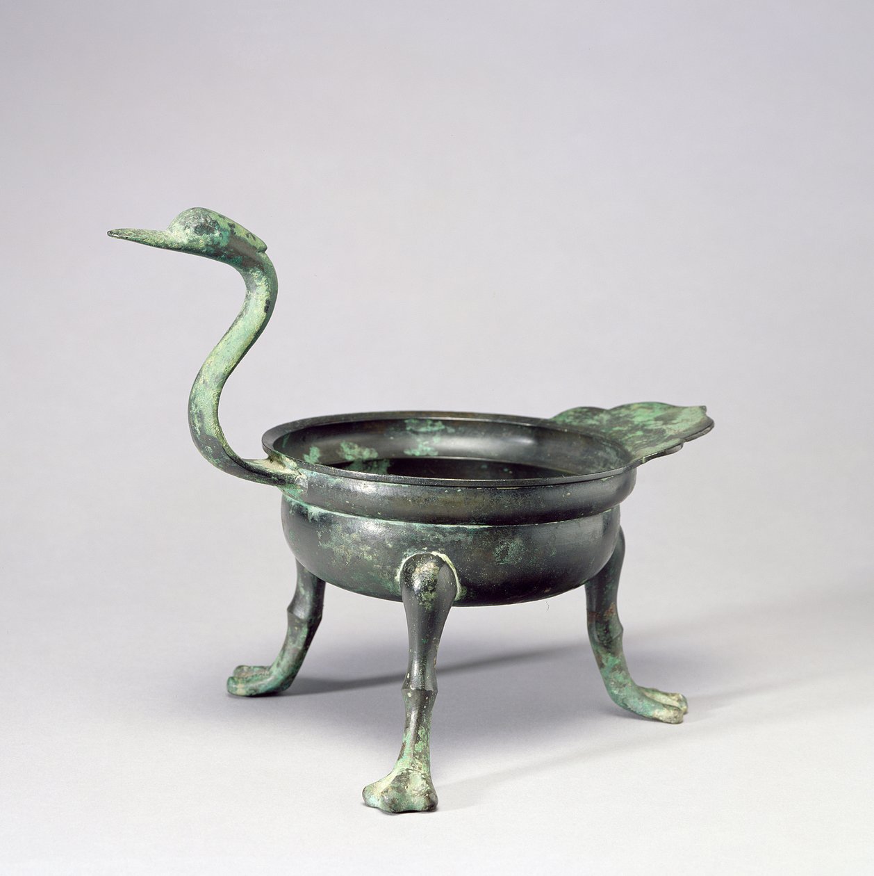 Stativ med endehodehåndtak, Paekche Kingdom, 600-700-tallet (bronse) av School Korean