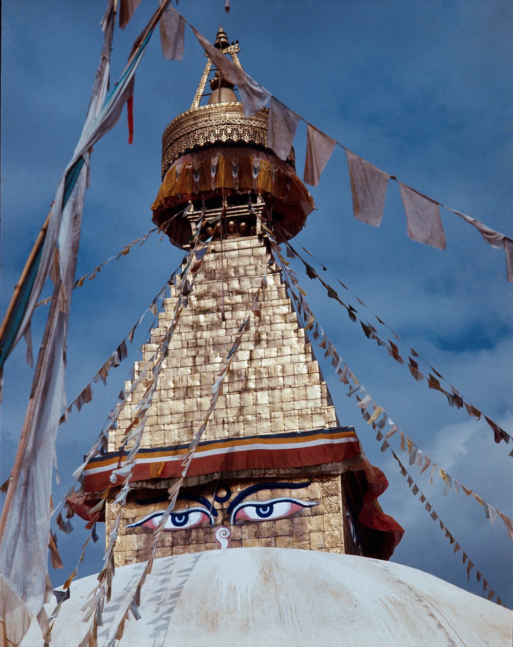 Den buddhistiske stupaen, 800-tallet av School Nepalese