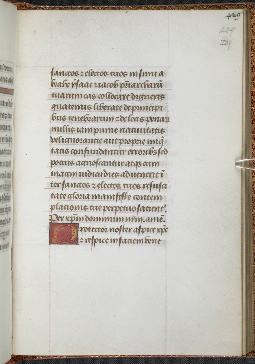Kongebok 9, f.229r, Timebok, bruk av Sarum (#39;Anne Boleyns timebok#39;) (vellum) av School Netherlandish