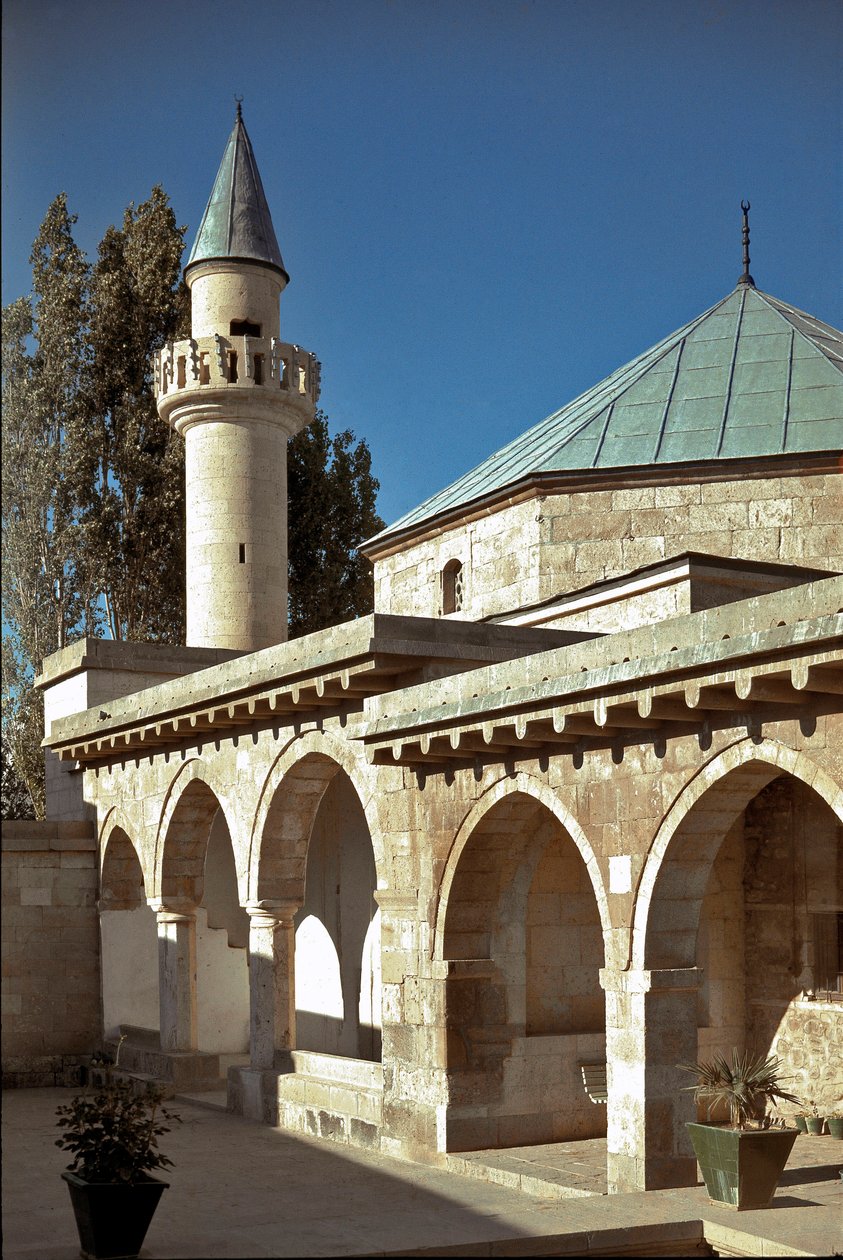 Klosteret med virvlende dervisjer av School Ottoman