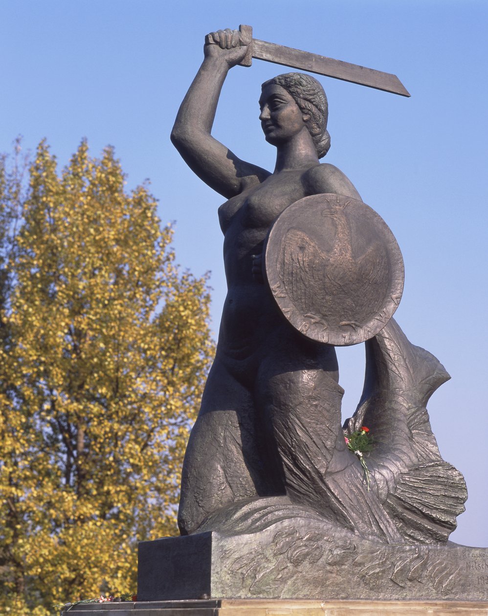 Havfruemonument (bronse) av School Polish