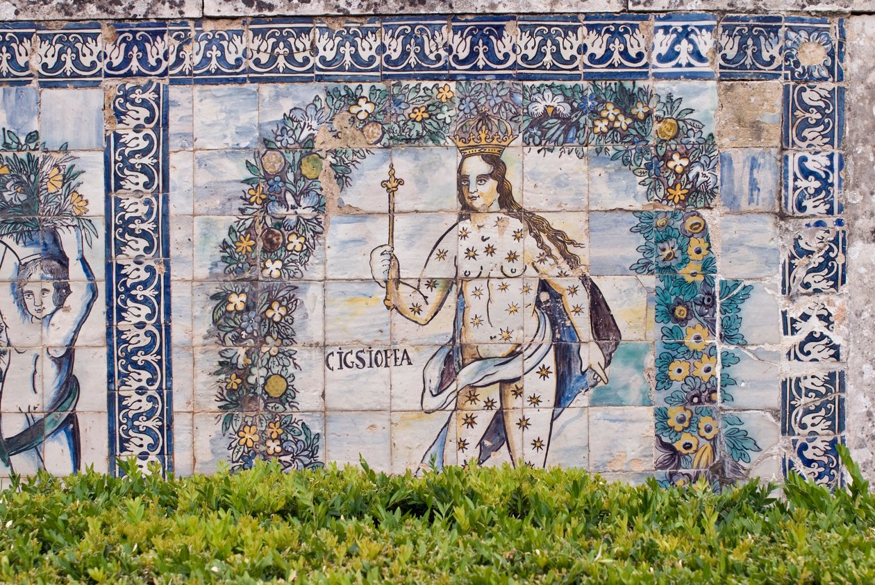 Musikalsk scene (keramiske fliser) av School Portuguese