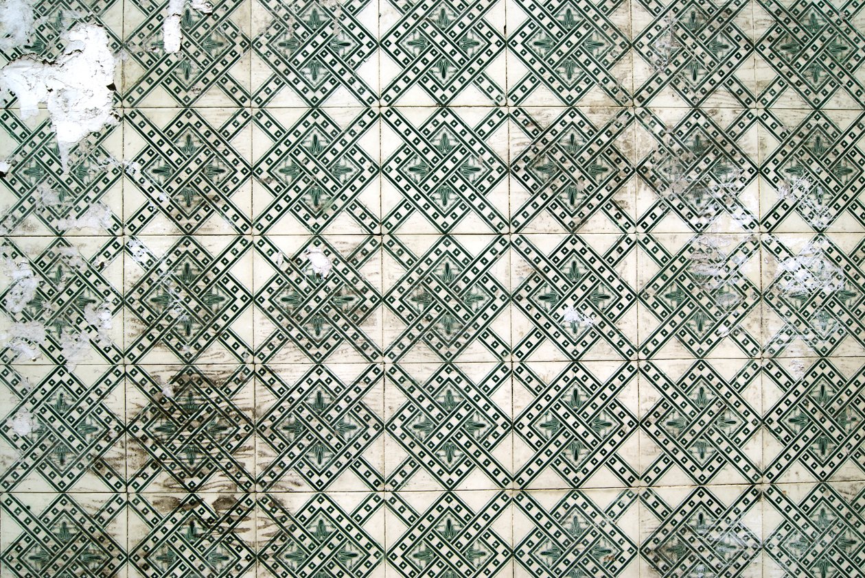 Tradisjonelt panel, Lisboa, Portugal (keramiske fliser) av School Portuguese