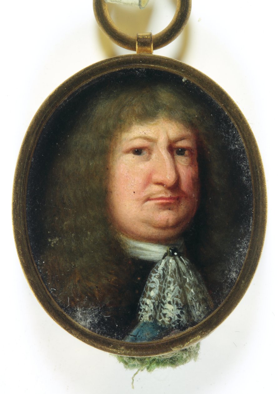 Frederick William, kurfyrst av Brandenburg (emalje) av School Prussian