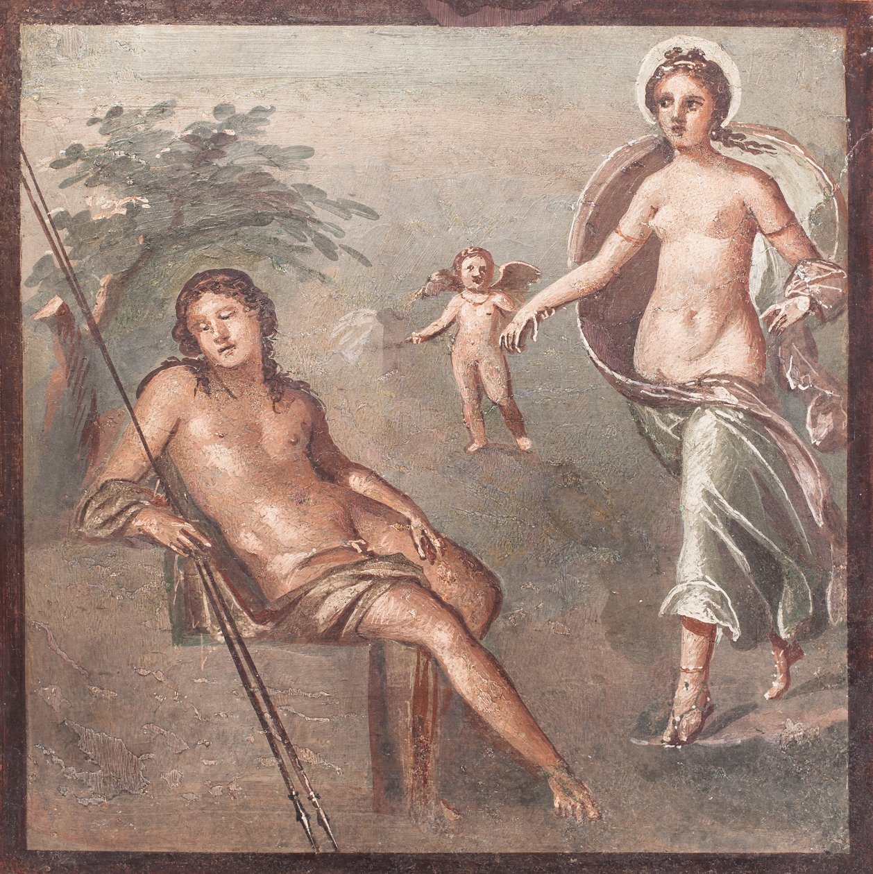 Endymion og Selene, Herculaneum av School Roman