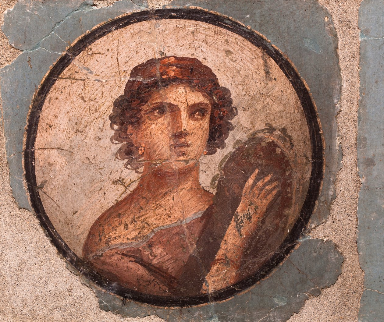 Medaljongportretter, Pompeii av School Roman